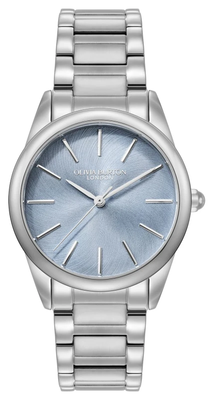 Image of Olivia Burton 24000235 Glowful (34mm) Blue Dial / Stainless Watch