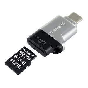 Image of Integral USB-C 3.1 MicroSD Card Reader