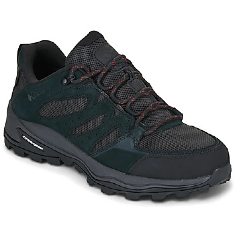Image of Columbia REDMOND IV LOW WATERPROOF mens Walking Boots in Black