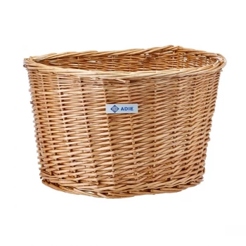 Image of Adie 16" D-shape Wicker Basket