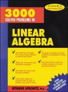 Image of 3000 Solved Problems in Linear Algebra by Seymour Lipschutz Paperback