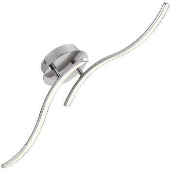 Image of LED Ceiling Lights 2-4 Modern Lighting Living Room 120° Angle Lamp 2 flame modern - Monzana