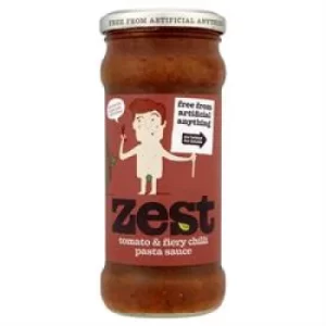 Image of Zest Tomato & Fiery Chilli Pasta Sauce 340g