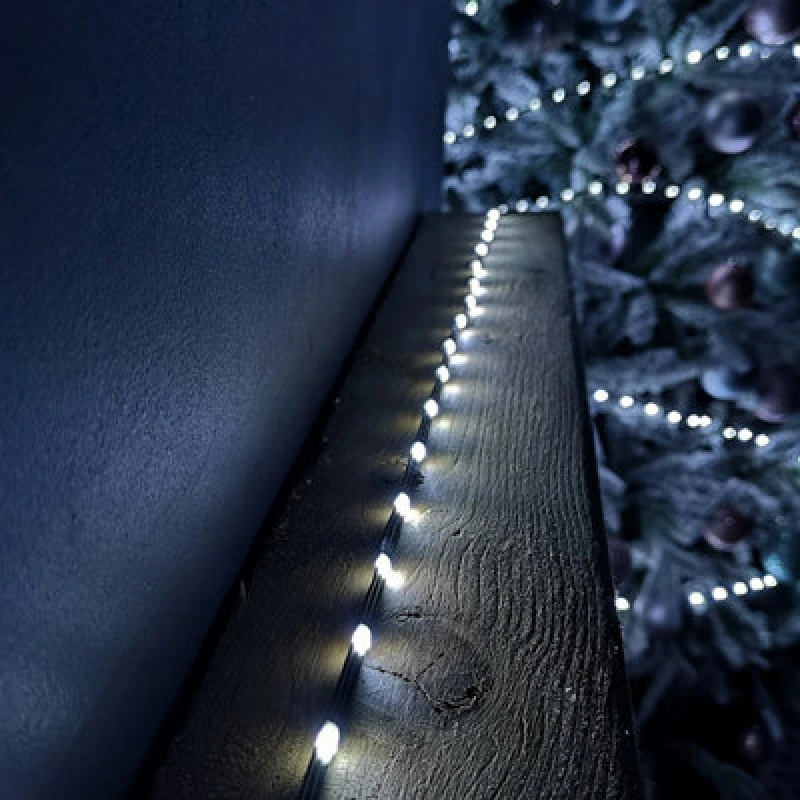 Image of 8.7m Indoor Outdoor Flexibrights Christmas Lights with 250 White LEDs