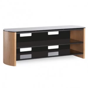 Image of Alphason FW1350SB LO Finewoods TV Cabinet 1350mm Wide in Light Oak