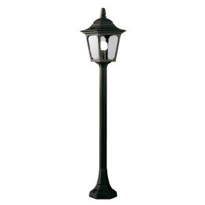 Image of 1 Light Outdoor Post Lantern Black IP44, E27