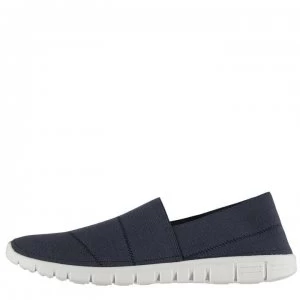 Image of Fabric Mercy Slip On Trainers Mens - Navy