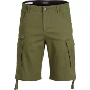 Image of Jack and Jones Cargo Shorts - Green