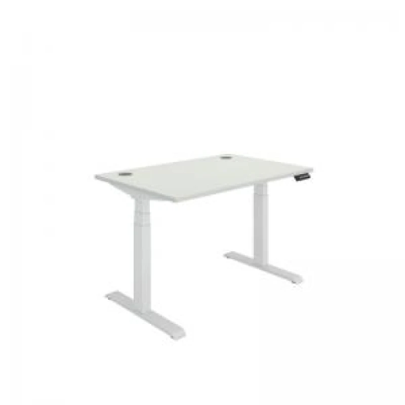 Image of Polaris Dual Motor Sit/Stand Desk 1200x800 White/White KF800109
