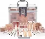 Image of Q-KI Ultimate Glam Vanity Case Nail Polish, Lipstick, Lip Gloss, Lip Liner, Eye Liner, Eyeshadow, Bronzer, Contour, Blusher, Highlighter, Pencil Sharp