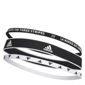 Image of adidas 3Pk Headband 99 - Black