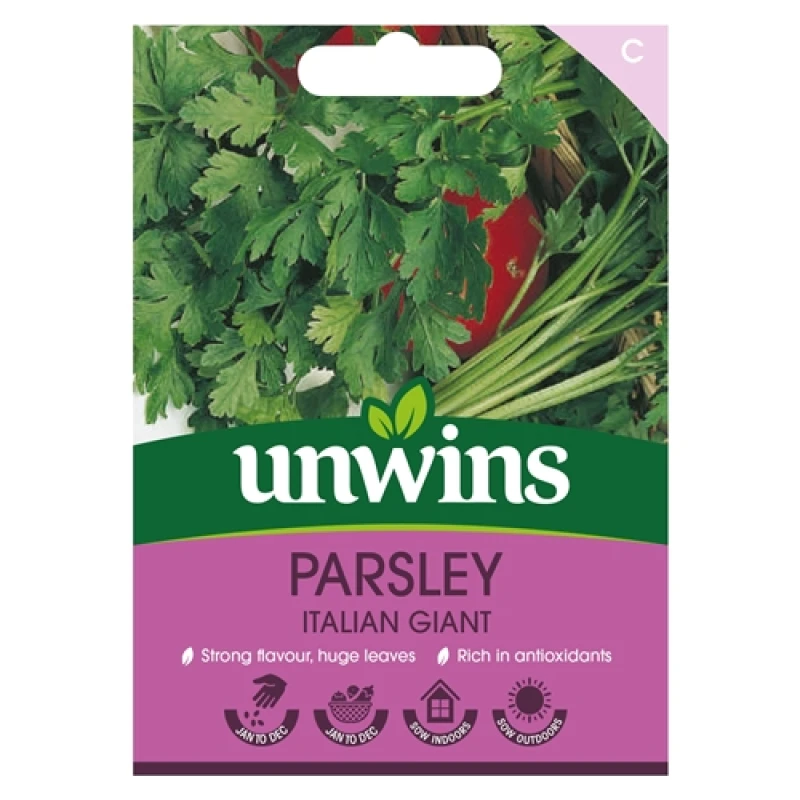 Image of Unwins Herb Parsley Italian Giant (Organic)