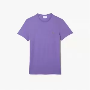 Image of Lacoste Pima t Shirt - Purple