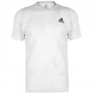 Image of adidas Heather Tech T Shirt Mens - Raw White/White