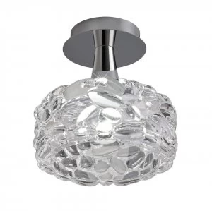 Image of Ceiling 1 Light E27 Large, Polished Chrome