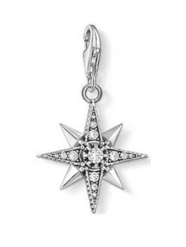 Image of Thomas Sabo Sterling Silver Cubic Zirconia Star Charm