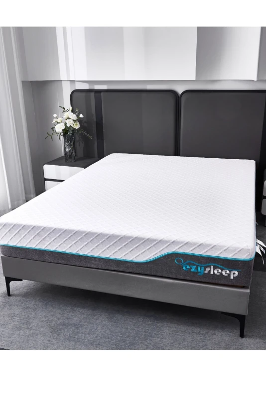 Image of Ezysleep Ezysleep 24cm Astra Foam Hybrid Mattress - 5 Year Guarantee in White Size: Small Double White Small Double Unisex 0721545336552