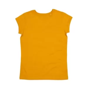 Image of Mantis Womens/Ladies Roll Sleeve Tee (XS) (Mustard)