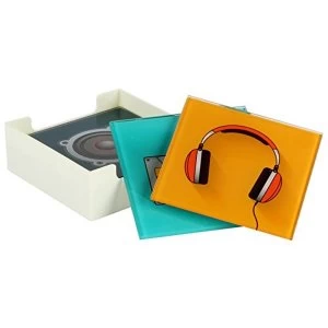 Image of Musicology Set Of 6 Music Icons Coasters