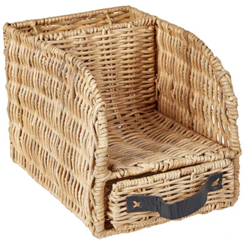 Image of Beliani Paper Organizer Malpelo Rattan Natural