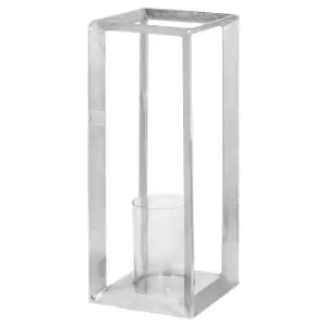 Image of Farrah Collection Large Silver Candle Stand