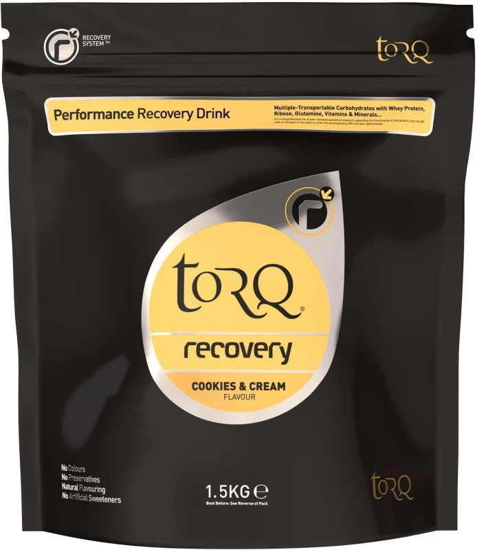 Image of TORQ Recovery Drink 1 X 1.5KG NO SIZE COOKIES & CREAM