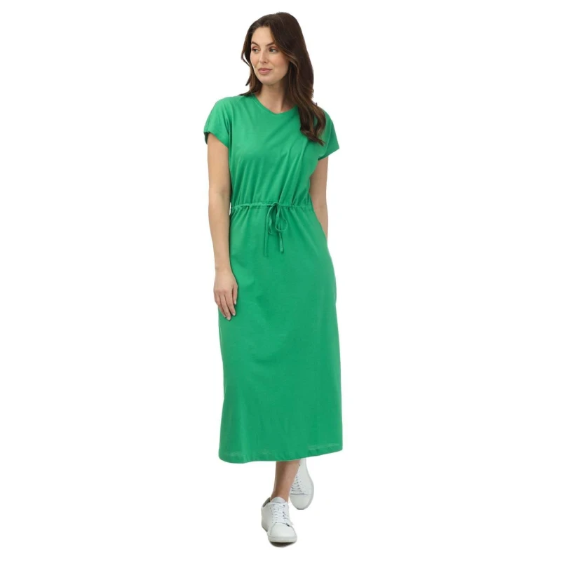 Image of Only May Life Jersey Midi Dress - Green Green 8
