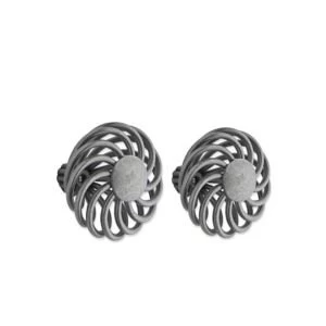 Image of BQ Pewter effect Round Furniture knob Pack of 2