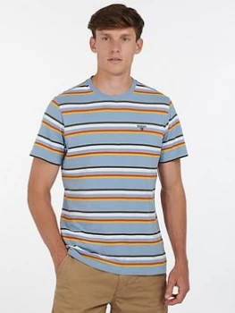 Image of Barbour River T-Shirt - Powder Blue , Powder Blue Size M Men