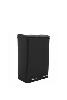 Image of 60L Dual Pedal Bin In Black