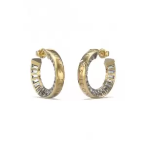Image of Ladies Guess Icon Gold Earrings UBE03008YG