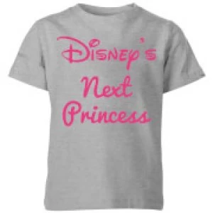 Image of Disney Princess Next Kids T-Shirt - Grey - 7-8 Years