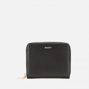 Image of DKNY Womens Bryant Small Zip Around Purse - Black