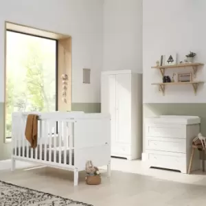 Image of Tutti Bambini Rio White 3 Piece Nursery Furniture Set