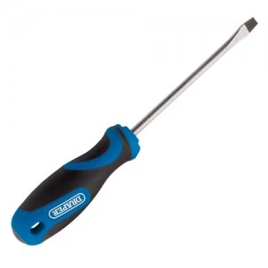 Image of Draper Soft Grip Plain Slot Screwdriver 75mm x 3.2mm