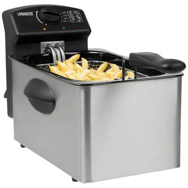 Image of Princess Princess 01.182642.01.001 Deep fryer 2000 W Indicator light, Non-stick coating, Overheat protection Black 01.182642.01.001