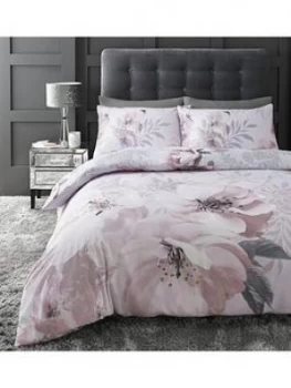 Image of Catherine Lansfield Dramatic Floral Duvet Cover Set