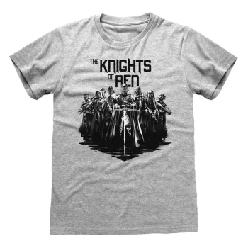 Image of Star Wars IX - Knights Of Ren Unisex Medium T-Shirt - Grey