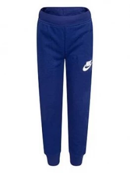 Image of Nike Younger Boys Logo Graphic Joggers - Blue, Size 6-7 Years