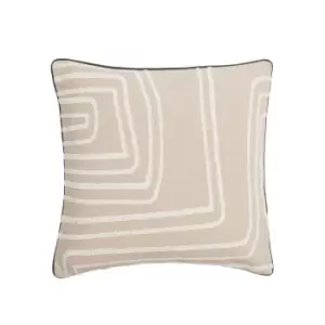 Image of Nalu Nicole Scherzinger Kaia Cushion 50cm x 50cm, Linen & Ivory