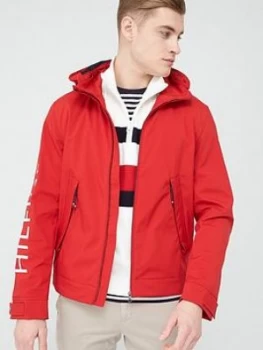 Image of Tommy Hilfiger Flex Hood Blouson Jacket - Primary Red