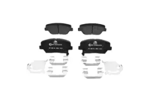 Image of ATE Brake pad set with acoustic wear warning 13.0460-5661.2 Brake pads,Brake pad set, disc brake HYUNDAI,KIA,GENESIS (DH),Grandeur (IG),GRANDEUR (HG)