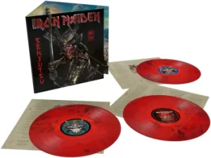 Image of Iron Maiden Senjutsu LP red black
