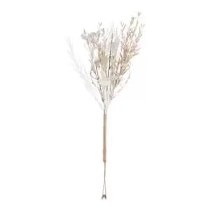 Image of Gallery Interiors Rinat Silver Dollar Bouquet Faux Plant Ivory / Small