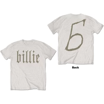 Image of Billie Eilish - Billie 5 Unisex Medium T-Shirt - White