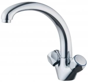 Image of Wickes Trade Mono Mixer Kitchen Sink Tap Chrome