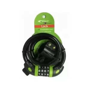 Image of Sekura 4 Digit Combination Cycle Lock - 12mm x 85cm - SLK204 - Sport Direct