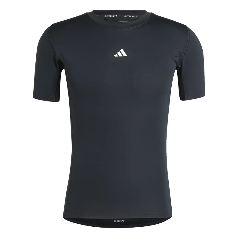 Image of adidas TECHFIT Compression Training T-Shirt Mens Short Sleeve Performance T-Shirts M Black 62190603390