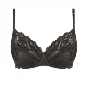 Image of Wacoal Lace Perfection Underwire Bra - Charcoal
