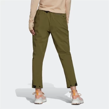 Image of adidas Terrex Hike Tracksuit Bottoms Womens - Focus Olive